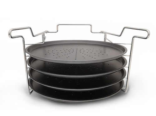 hornear de 4 niveles antiadherente 29 cm + soporte para horno, platos para servir pizza 7290113541979 | eBay