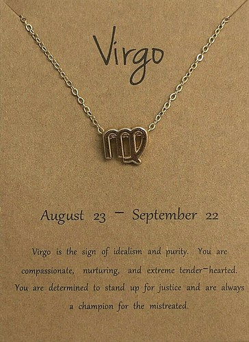 NEW WOMAN'S GOLD ZODIAC SIGN VIRGO MAKE 