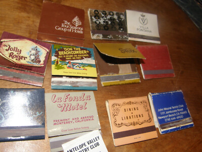 CA. Matchbook Jolly Roger Villa Fontanan Stox David OrgellOndine Will's Fargu ++