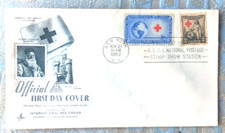 INTERNATIONAL RED CROSS FOUNDER HENRY DUNANT 1952 ARTCRAFT CACHET 1931 COMBO FDC