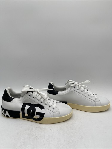 Men’s Dolce & Gabbana Low Top Sneakers White/Black Size 8