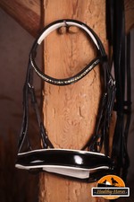 Kandare 2 in 1 anatomico nero - vernice - bianco sottoposto senza cinghia frontale