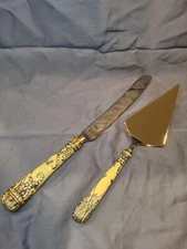 Edgar Berebi Limited Edition Enamel & Swarovski Crystal Cake Knife & Server Set