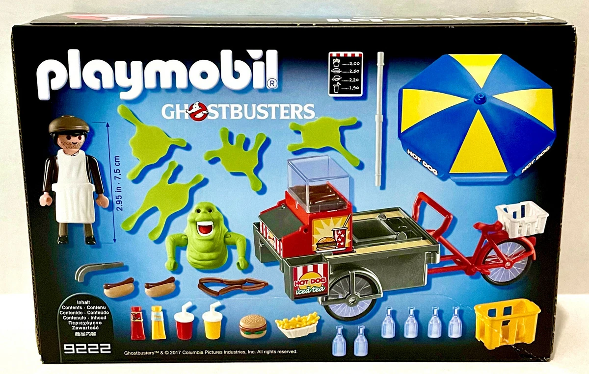 X PLAYMOBIL Ghostbusters Slimer with Hot Dog Stand 9222 NISB