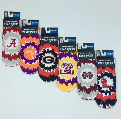 ALABAMA CRIMSON TIDE TEAM SOCKS NEW SUBLIMATED CREW ANKLE NCAA UNISEX COLLEGE - Picture 5 of 8