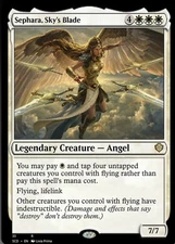 1 x Sephara, Sky's Blade - Starter Commander Decks - Light Play - MTG