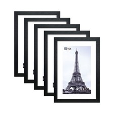 VCK 24 x 36 Inch Black Poster Frame Wood with Plexiglass Hanging Hardware Lar...