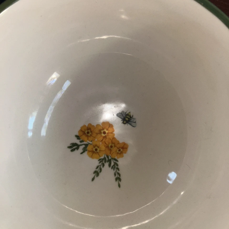 Four New Anthropologie “Eden” Wildflower Cereal Bowls 6” tall x 3.75” wide NWT - Image 4 of 4
