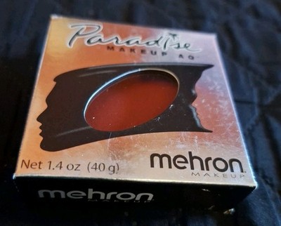 Mehron Makeup Paradise Red AQ 1.4 oz Round USA New