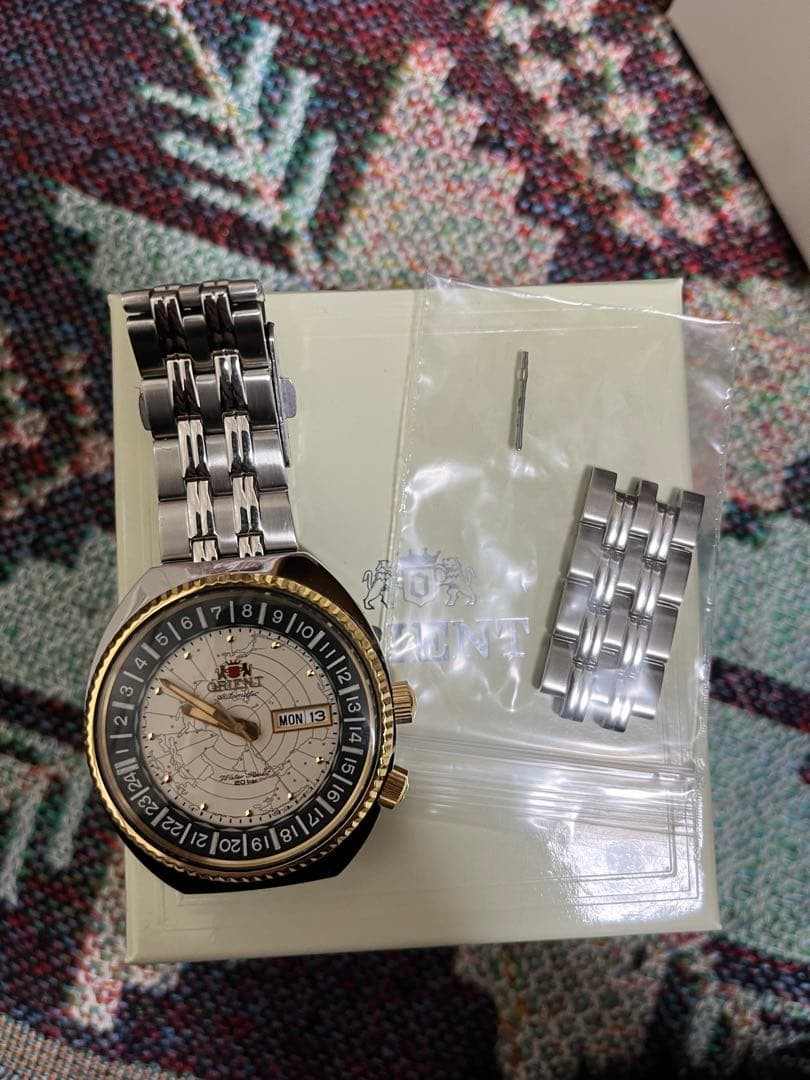 Orient Worldmap World Map Mechanical Automatic - image 5