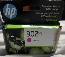Genuine HP 902XL Magenta Ink Cartridge T6M06AN OEM New Factory Sealed A1-28