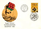 HUNGARY-1982. FDC  - 1st Rubik's Cube World Championship MNH! Mi:3565.