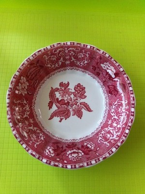 Spode Copeland Pink Camilla: Dessertschale Ø 13,5 cm Schwarz Grünlicher Markieru