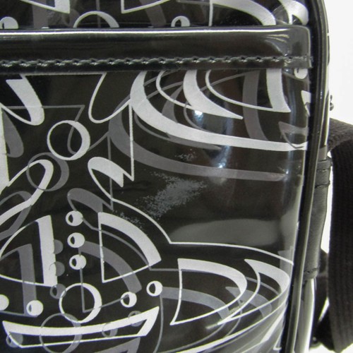 Vivienne Westwood Orb Women's Vinyl Shoulder Bag Black BF585740 - 第 6/17 張圖片