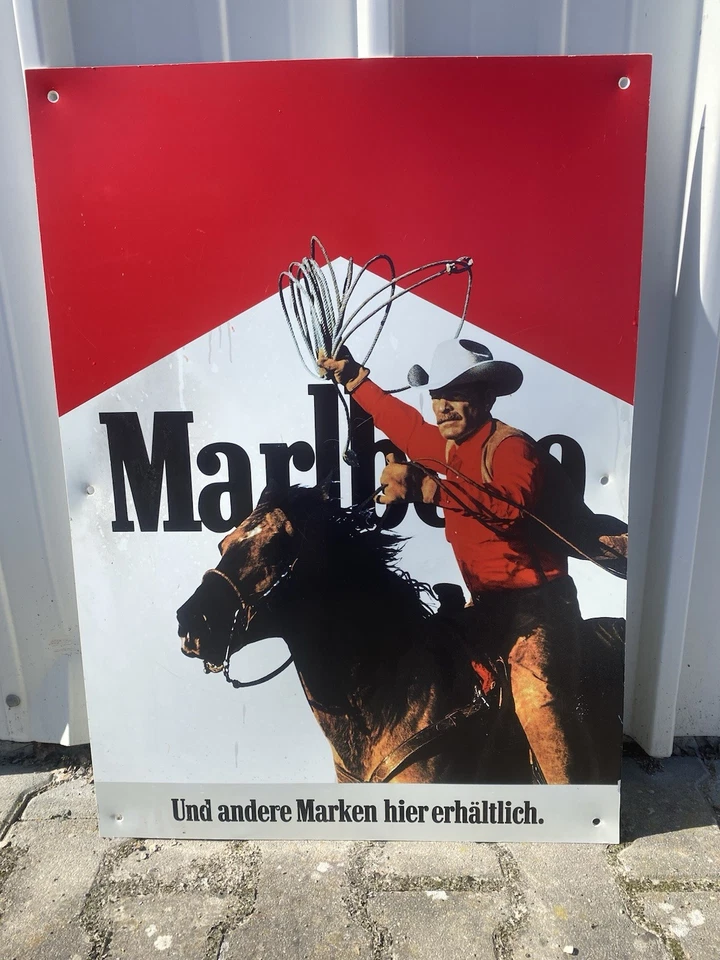 Marlboro Werbeschild Plakat Werbung Original - Bild 2 von 4