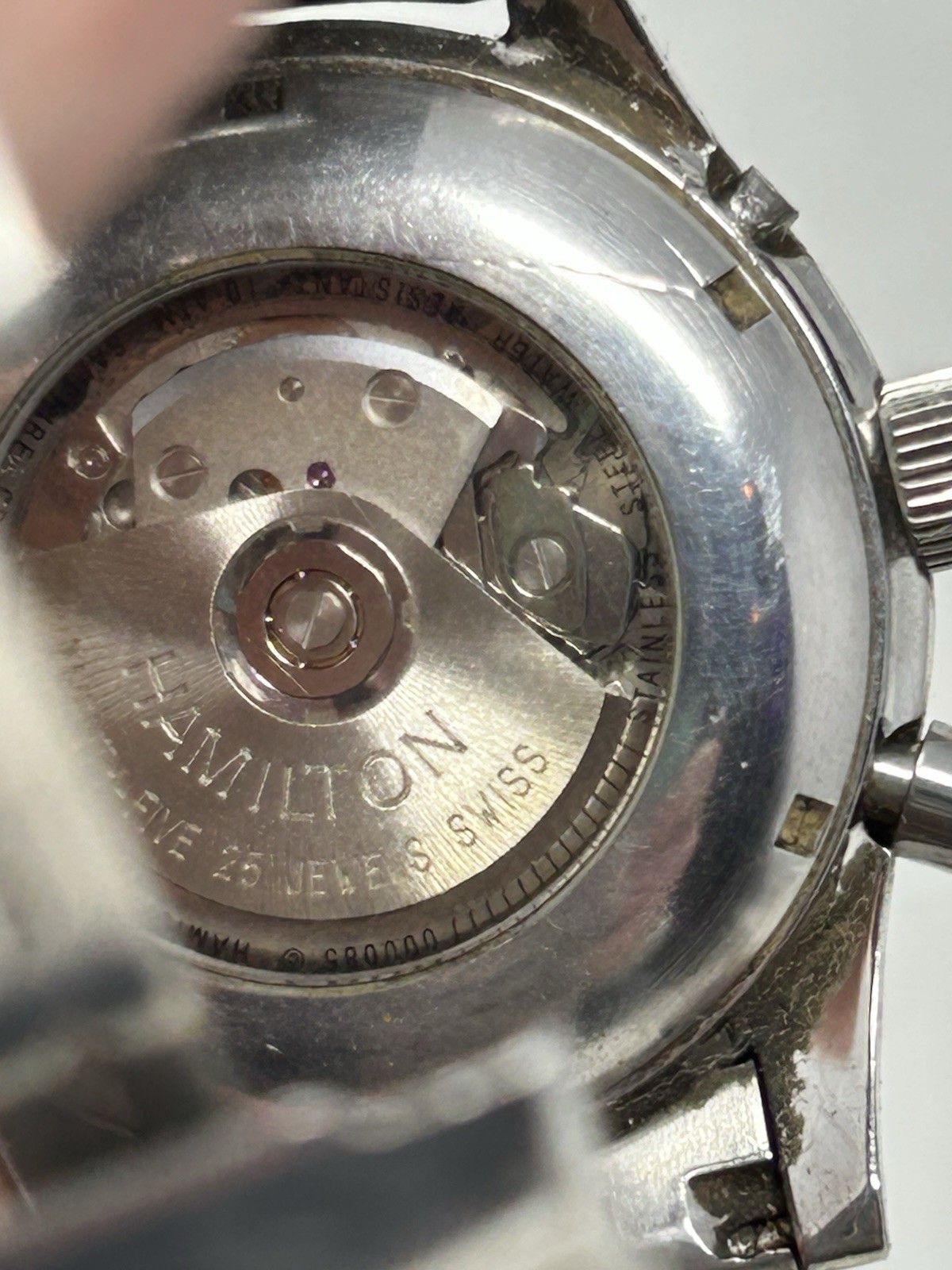 38mm Hamilton Automatic Day-Date Chronograph 25 J… - image 14