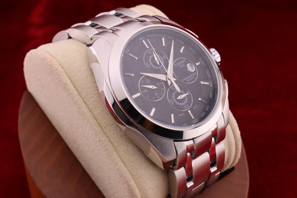 ⚡️⌚New Tissot 1853 Couturier Tachymeter Chronograph Quartz Men's Wrist Watch - Image 2 of 4