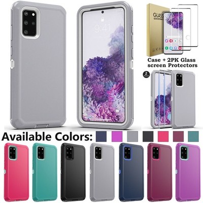 For Samsung Galaxy S20 S20+ Plus Ultra 5G Case, + Screen Protector Rugged Cover