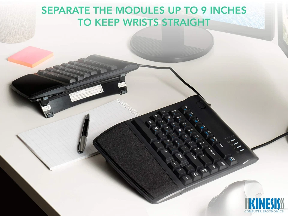 Kinesis Freestyle2 Ergonomic Split Keyboard with Tenting and Palm Supports - Image 3 of 4
