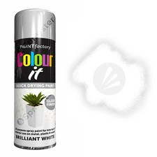 Colour It Aerosol Spray Paint Gloss Matt Metallic Wood Metal Plastic 200ml-400ml