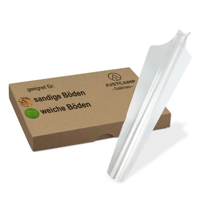 JUSTCAMP Juastcamp Salinas Alu Zelthering Sand - 32 cm [6 Stück]