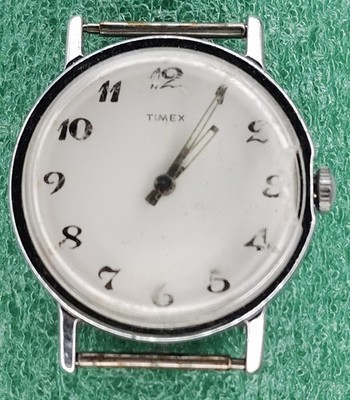 C1934 mens 1971 Timex Mercury Old Manual Wind Movement Vintage Watch Parts lot