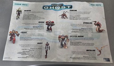 Blizzard Blizzcon 2005 StarCraft: Ghost informational sheet