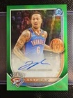 2025 Bowman Basketball Green Shimmer Refractor Jaylin Williams #BCA-JI