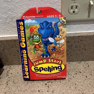 Jump Start Spelling Learn Letters Skills Win/Mac PC Game 1998 Ages 5-8