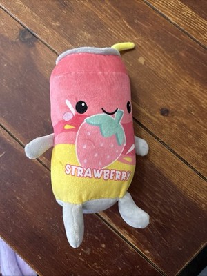 Cute Strawberry Drink Plush Stuffed Toy Kawaii Smoothie