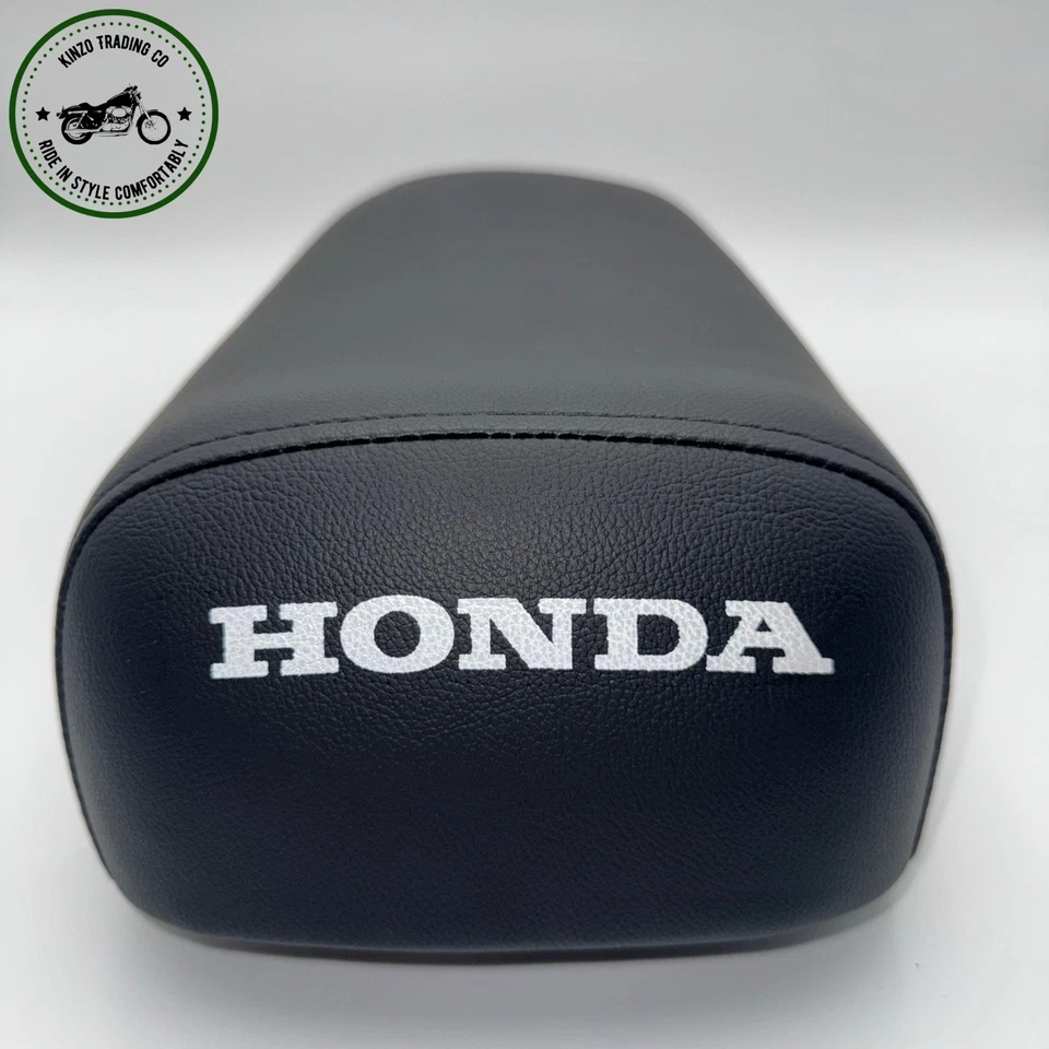 Nuevo OG 1978-85 Honda ATC70 Sillín Plisado Asiento Pan Negro Completo Motocicleta. Foto 2 de 4