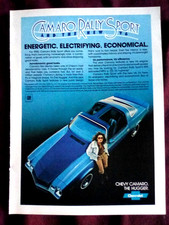 1980 Chevrolet Camaro Rally Sport Tee Tops Print Ad