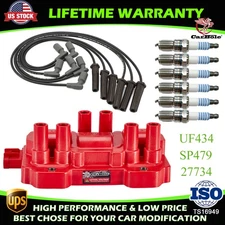 UF434 Ignition Coil +Spark Plug Tune up Kit for Chevy GMC Pontiac 3.4L 3.5L 3.9L