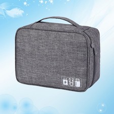 Data Cable Storage Bag Travel Small Pouch for Electronics Carrying Case
