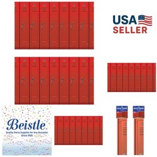 90's Locker Room Backdrop - Pack of 2, Perfect for Nostalgic Party Decor