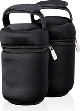 Tommee Tippee Insulated Bottle Bags, Pack of 2 Portable Lightweight Adjustable S