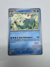 Feraligatr SVP 213 Black Star Promo Illustration Contest Pokémon 2024 QTY