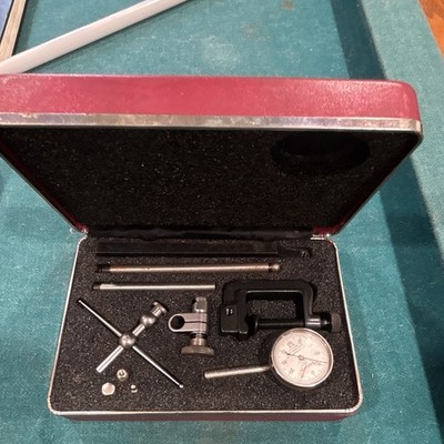 Starrett 656 Dial Indicator Set Kit w/ Accessories & Attachments in Case