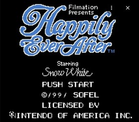 Happily Ever After Unreleased Nes Proto Entertainment System Game Cust Cart