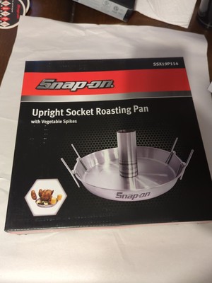Snap-On Upright Socket Roasting Pan With Vegetable Spikes SSX19P114 Brand New