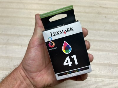 Lexmark 41 Color Print Printer Cartridge Ink OEM Genuine Replacement New Sealed