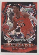 2020-21 Panini Prizm Draft Picks Crusade Red Ice Prizm Isaac Okoro #84 1u6