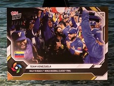 💥2026 Topps Now GOLD FOIL💥WB40 TEAM VENEZUELA Reaches Finals #22/50 WBC