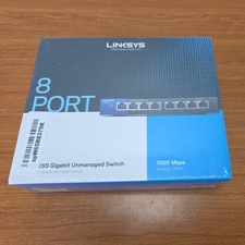 Image of Linksys LGS108 8 Port Gigabit Unmanaged Network Switch - Home & Office Ethernet 