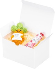 10 Pack 6x4x3.5 Small Gift Boxes White Gift Boxes W/ Lids Presents Bulk Candle
