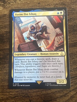 Basim Ibn Ishaq 0049 Universes Beyond: Assassin's Creed MTG Basim Ibn Ishaq 0049 Universes Beyond: Assassin's Creed MTG
