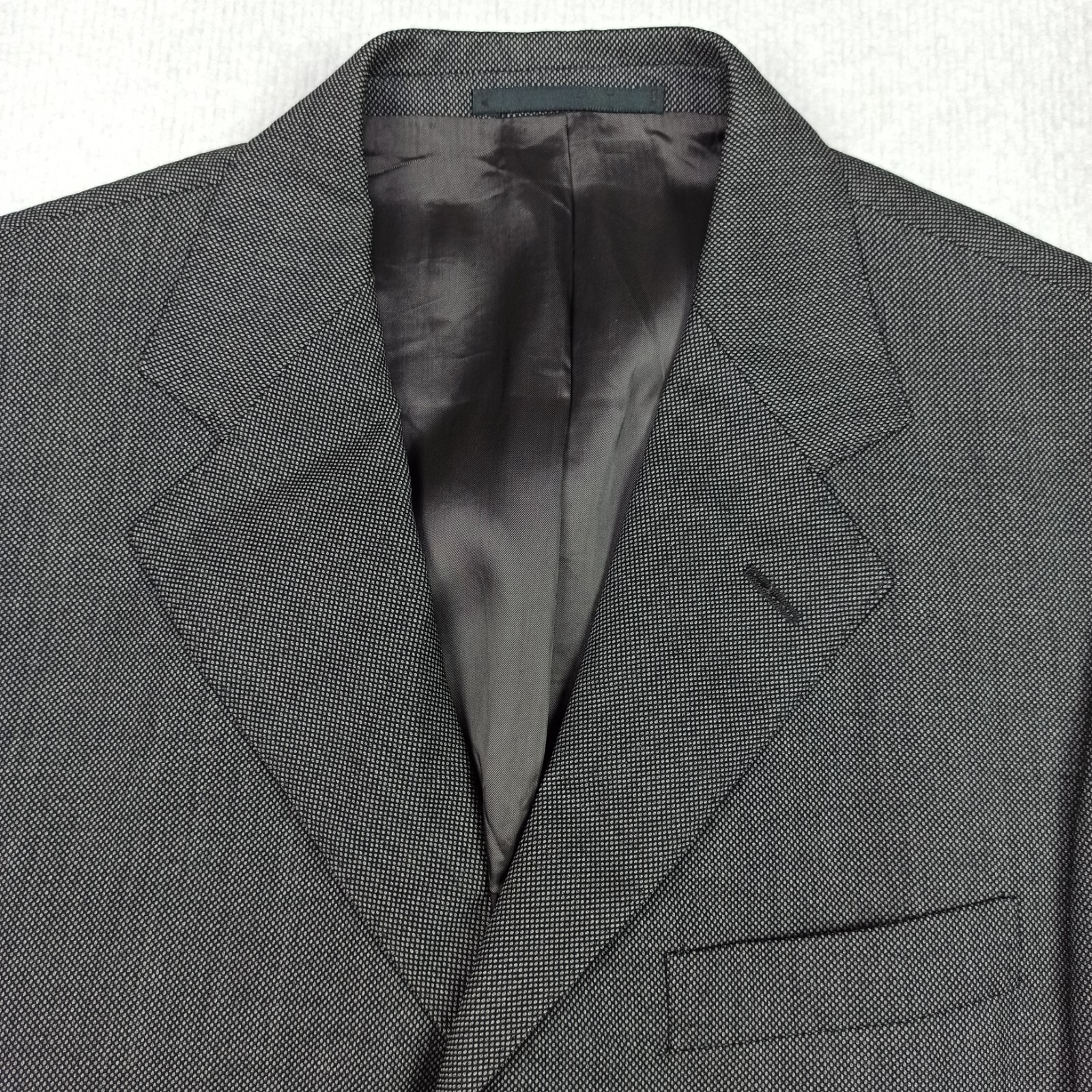 Massimo Dutti Mens Blazer Jacket UK-38 EU-48 100% Wool Grey Sakko Reda-Super-100 thumbnail 5