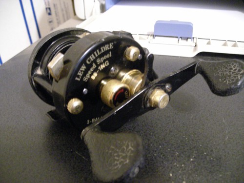 Used Lews Lew's Childre Speed Spool BB-1NG Casting Cranking Reel