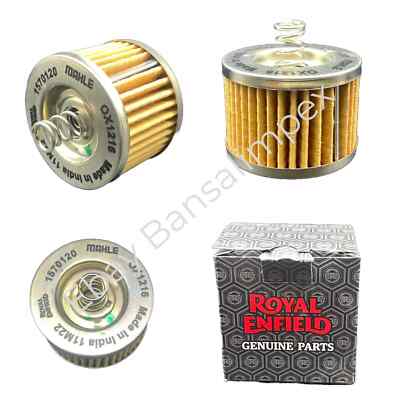 Original Royal Enfield 1 Stück Ölfilter 1570120 Meteor / Classic / Hunter