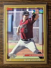2021 Topps Pro Debut Slade Cecconi Prospect Gold Parallel #/50 Diamondbacks